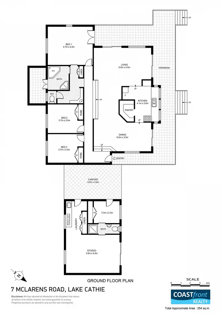 Floorplan of Homely house listing, 7 McLarens Road, Lake Cathie NSW 2445