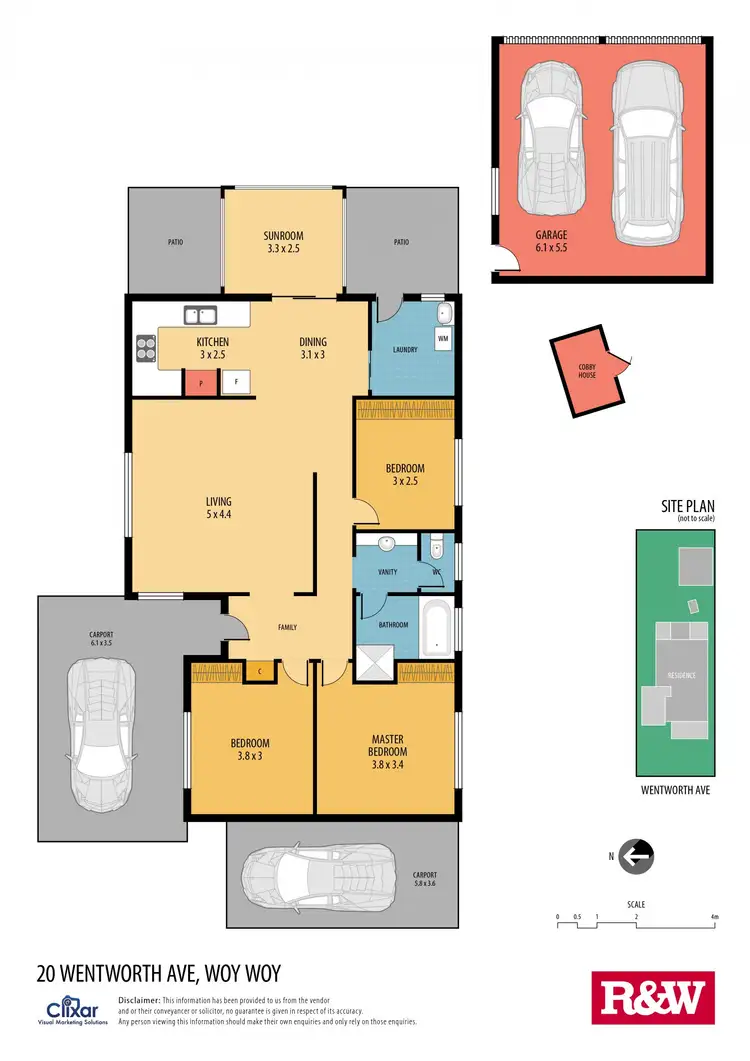 Floorplan of Homely house listing, 20 Wentworth Avenue South, Woy Woy NSW 2256