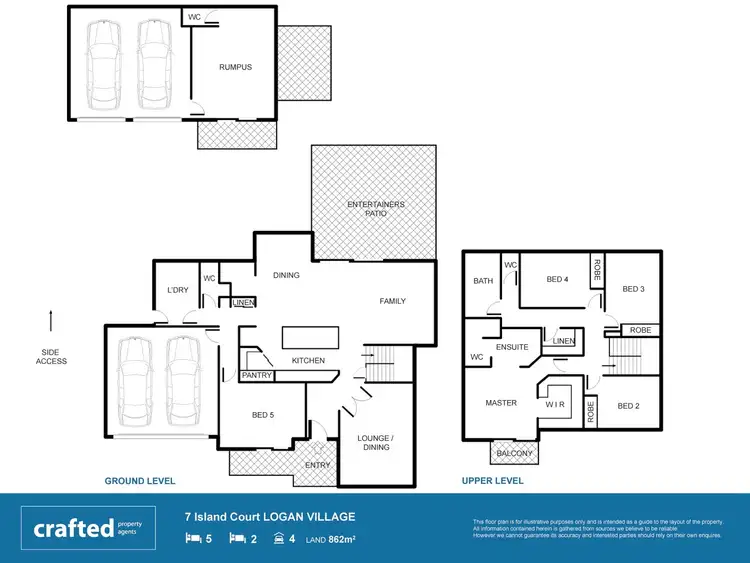 Floorplan of Homely house listing, 7 Island Court, Logan Village QLD 4207