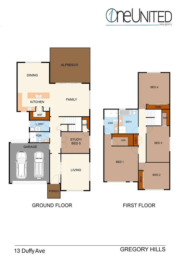 Floorplan of Homely house listing, 13 Duffy Avenue, Gregory Hills NSW 2557