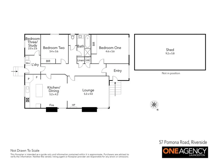 Floorplan of Homely house listing, 57 Pomona Road, Riverside TAS 7250