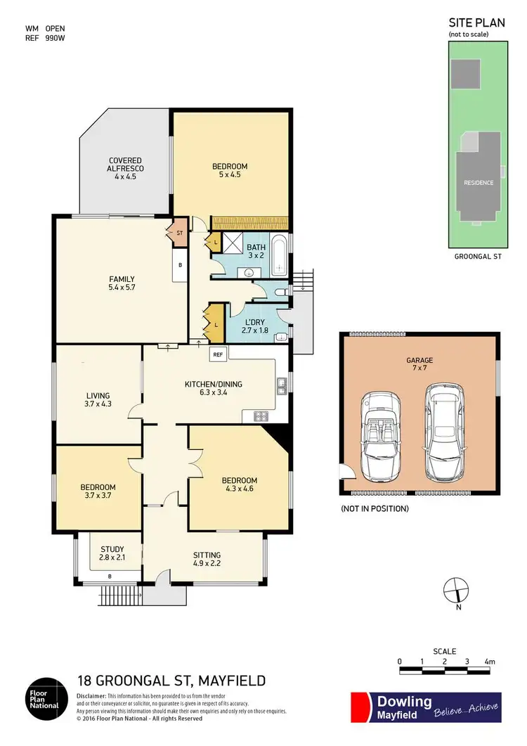 Floorplan of Homely house listing, 18 Groongal Street, Mayfield West NSW 2304