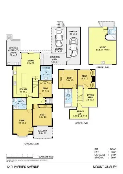 Floorplan of Homely house listing, 12 Dumfries Avenue, Mount Ousley NSW 2519