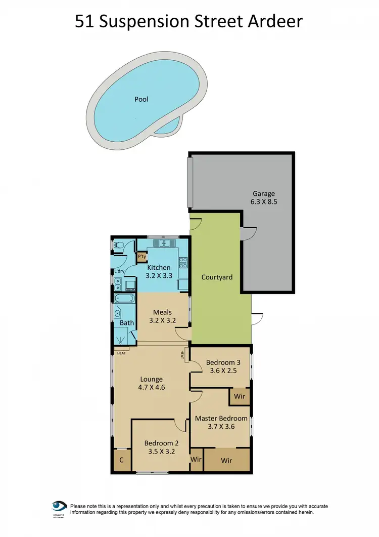 Floorplan of Homely house listing, 51 Suspension Street, Ardeer VIC 3022