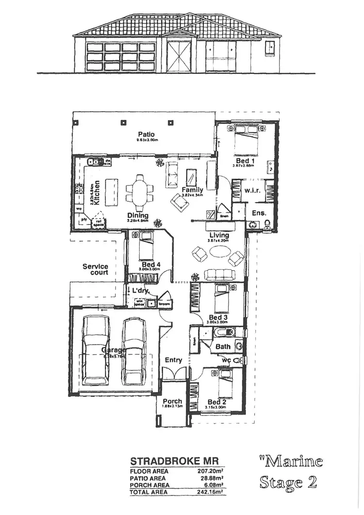 Floorplan of Homely house listing, 10 Fishburn Way, Eli Waters QLD 4655