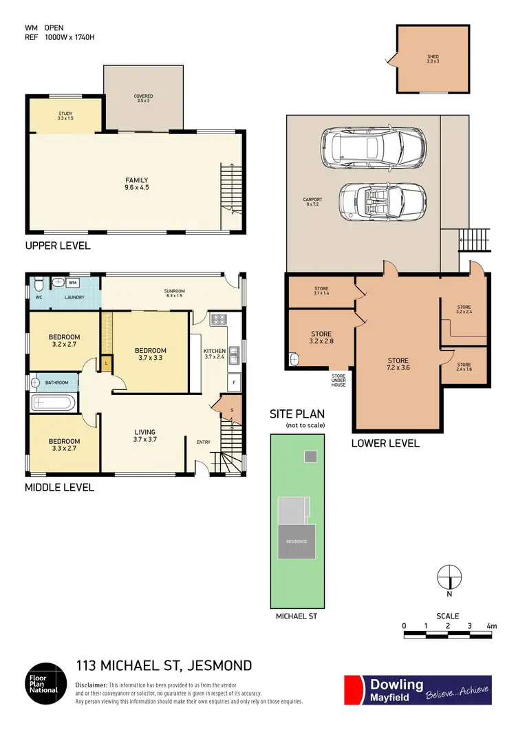 Floorplan of Homely house listing, 113 Michael Street, Jesmond NSW 2299