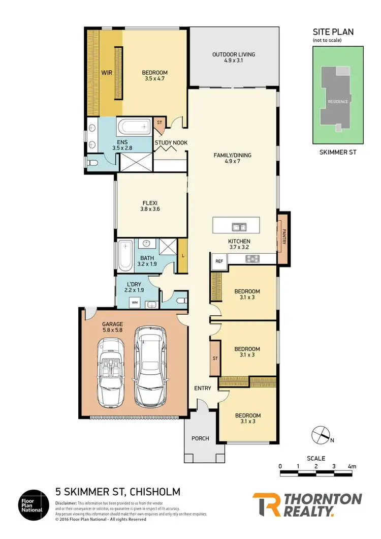 Floorplan of Homely house listing, 5 Skimmer Street, Chisholm NSW 2322