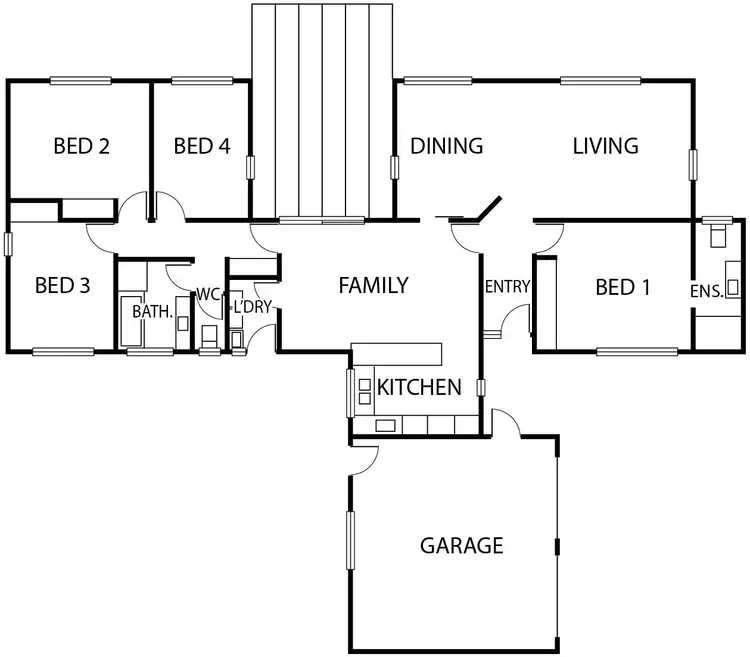 Floorplan of Homely townhouse listing, 16/60 "Pine Grove" Hansen Circuit, Isaacs ACT 2607