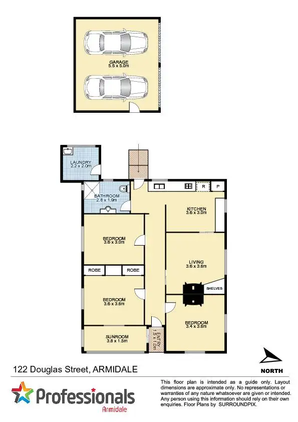Floorplan of Homely house listing, 122 Douglas Street, Armidale NSW 2350