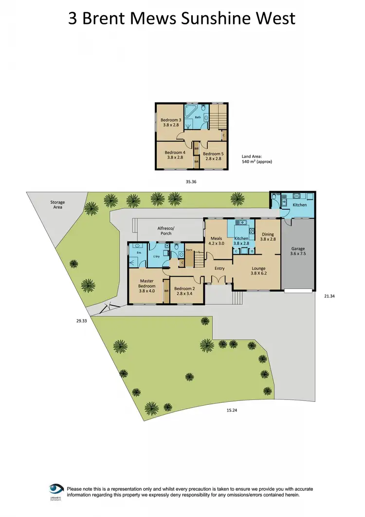 Floorplan of Homely house listing, 3 Brent Mews, Sunshine West VIC 3020