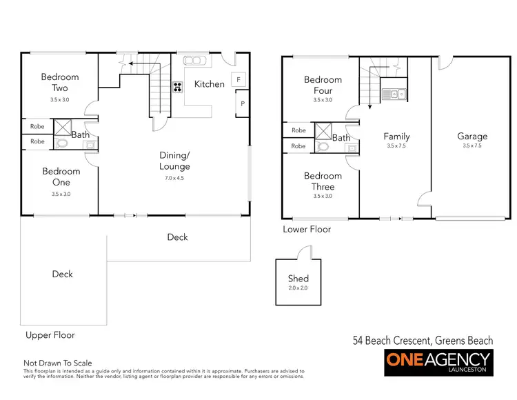 Floorplan of Homely house listing, 54 Beach Crescent, Greens Beach TAS 7270