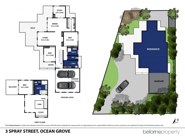 Floorplan of Homely house listing, 3 Spray Street, Ocean Grove VIC 3226