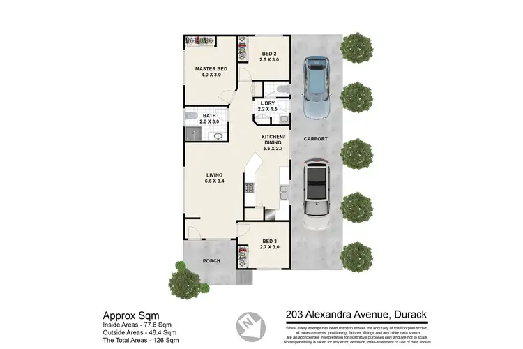 Floorplan of Homely house listing, 203/758 Blunder Road, Durack QLD 4077