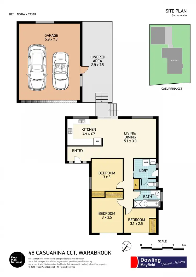 Floorplan of Homely house listing, 48 Casuarina Circuit, Warabrook NSW 2304