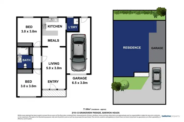 Floorplan of Homely unit listing, 2/10-12 Grandview Parade, Barwon Heads VIC 3227
