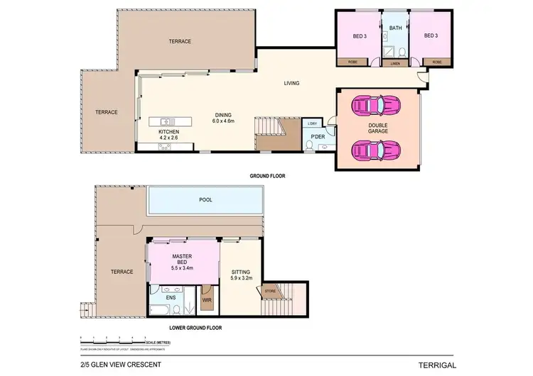 Floorplan of Homely unit listing, 2/5 Glen View Crescent, Terrigal NSW 2260