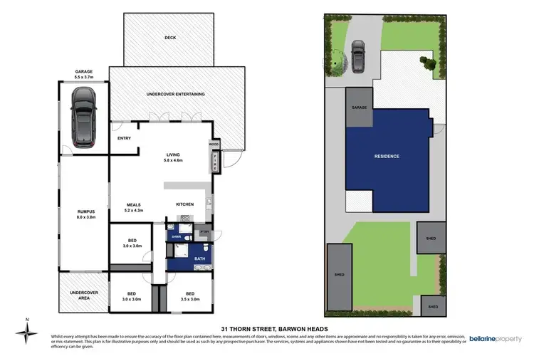 Floorplan of Homely house listing, 31 Thorn Street, Barwon Heads VIC 3227