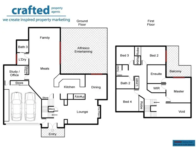 Floorplan of Homely rural property listing, 97 Carter Rd, Munruben QLD 4125