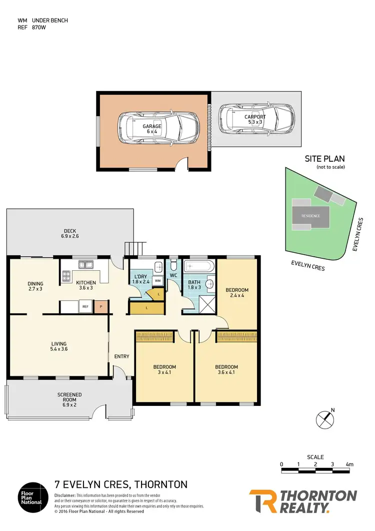 Floorplan of Homely house listing, 7 Evelyn Crescent, Thornton NSW 2322