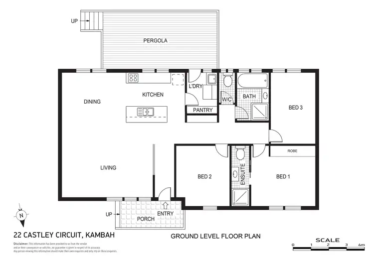 Floorplan of Homely house listing, 22 Castley Circuit, Kambah ACT 2902