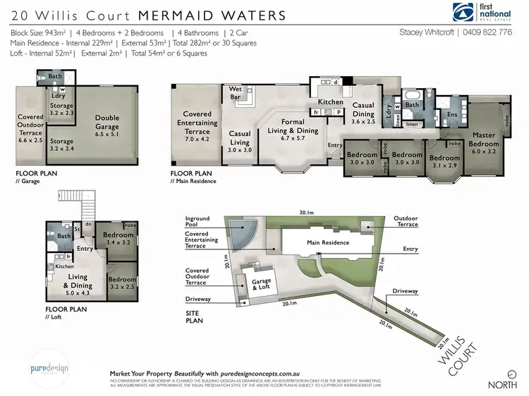 Floorplan of Homely house listing, 20 Willis Court, Mermaid Waters QLD 4218