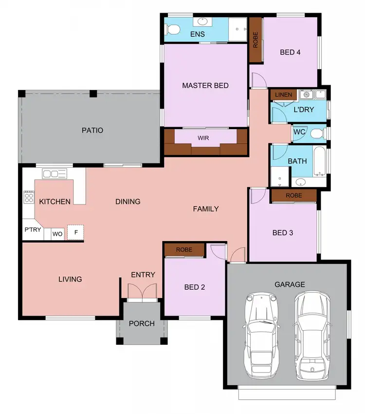 Floorplan of Homely house listing, 8 Palmerston Drive, Branyan QLD 4670