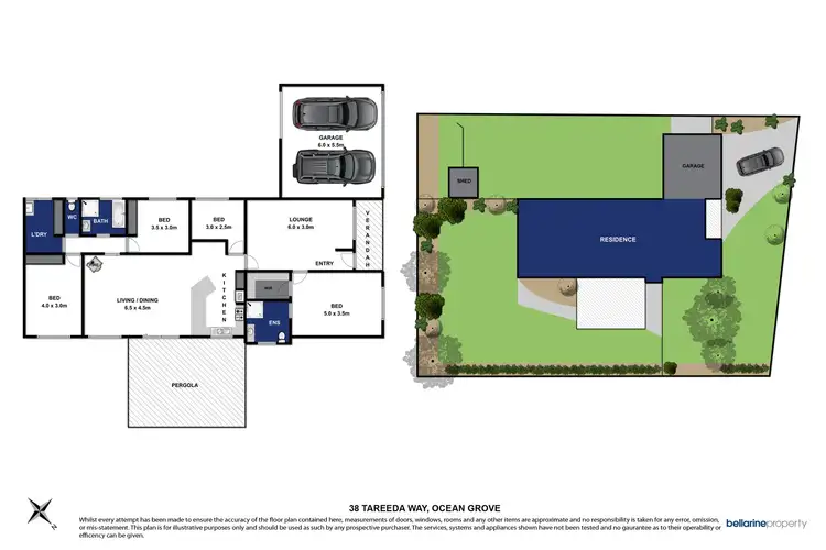 Floorplan of Homely house listing, 38-40 Tareeda Way, Ocean Grove VIC 3226