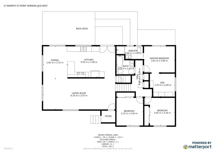 Floorplan of Homely house listing, 17 Murphy Street, Point Vernon QLD 4655
