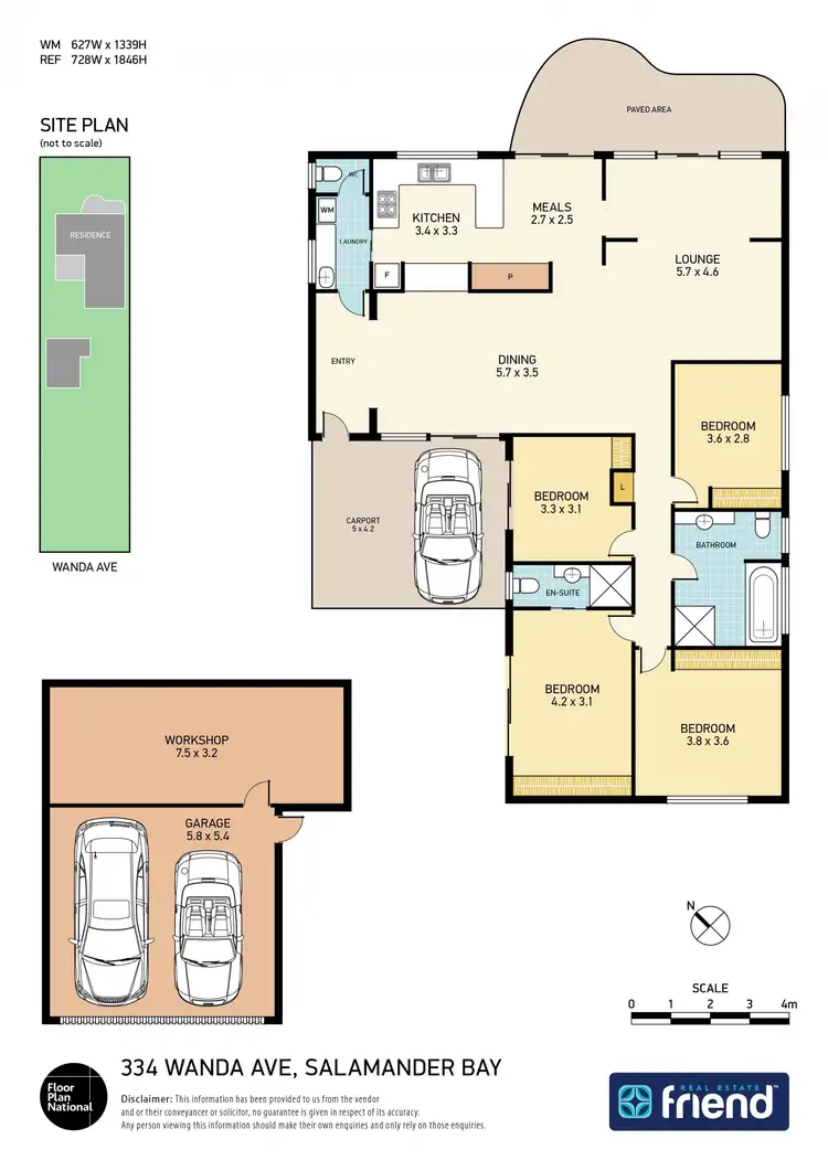 Floorplan of Homely house listing, 334 Wanda Avenue, Salamander Bay NSW 2317