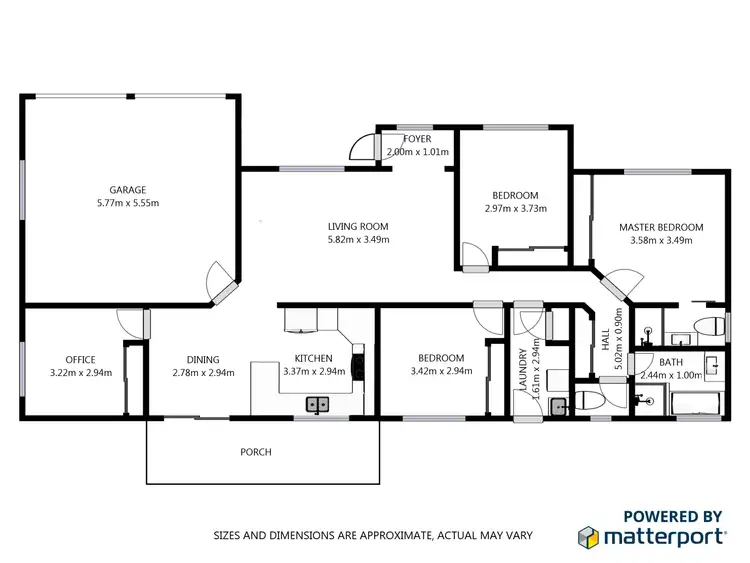 Floorplan of Homely house listing, 14 Hyperno Road, Point Vernon QLD 4655