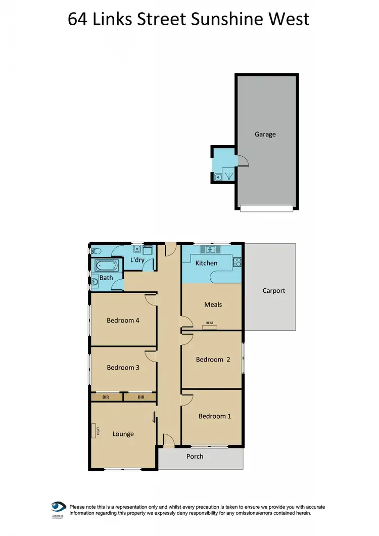 Floorplan of Homely house listing, 64 Links Street, Sunshine West VIC 3020