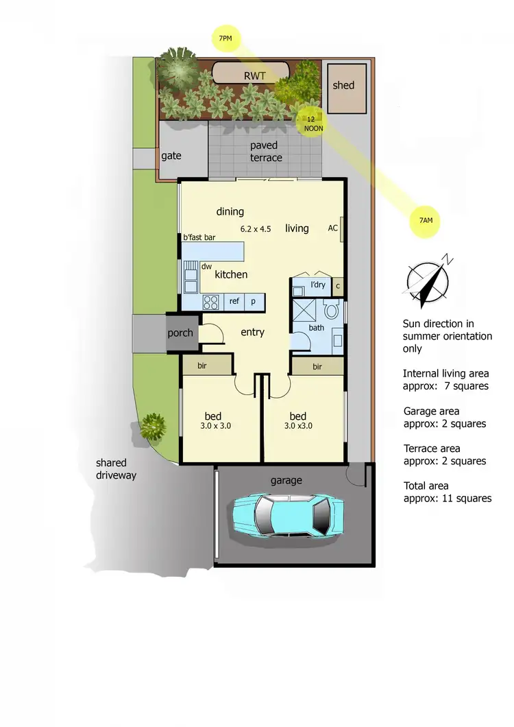 Floorplan of Homely unit listing, 12/291 Cranbourne-Frankston Road, Langwarrin VIC 3910