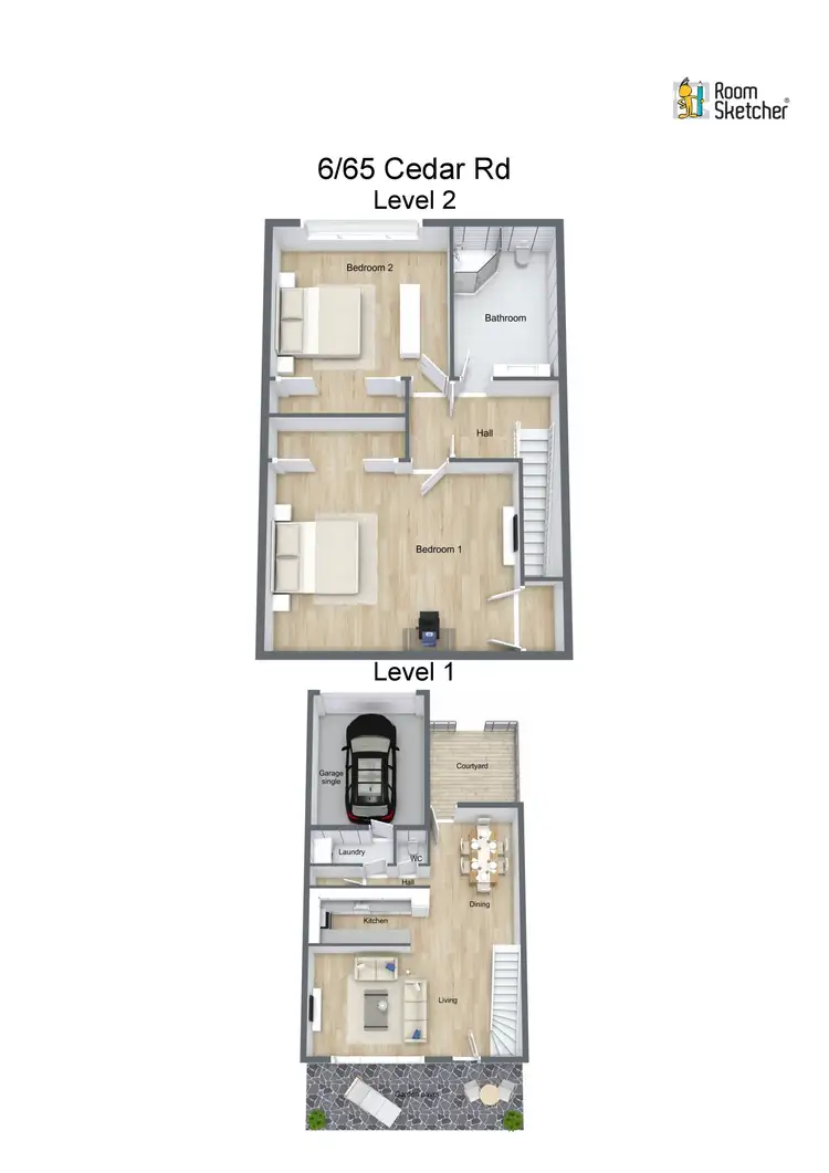 Floorplan of Homely unit listing, 6/65-69 Cedar Rd, Palm Cove QLD 4879