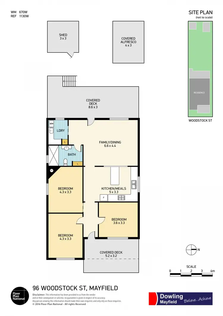 Floorplan of Homely house listing, 96 Woodstock Street, Mayfield NSW 2304