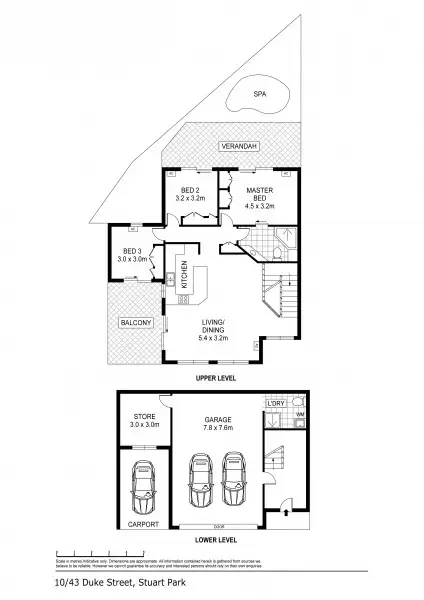 Floorplan of Homely apartment listing, 10/43 Duke, Stuart Park NT 820
