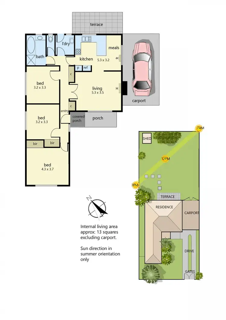 Floorplan of Homely house listing, 25 Helvetia Court, Frankston VIC 3199