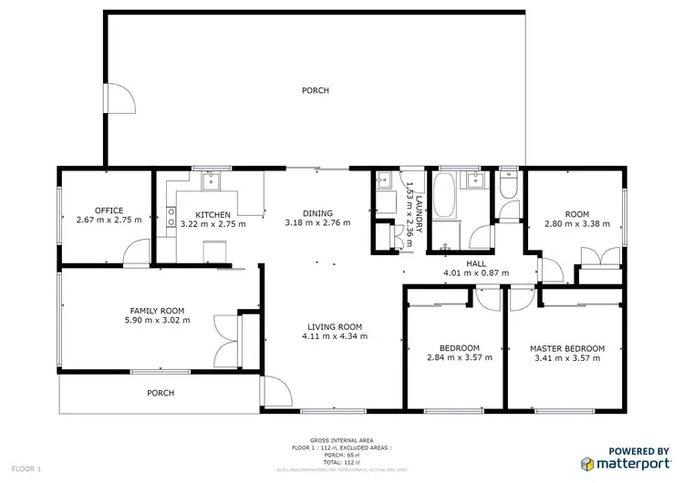 Floorplan of Homely house listing, 1 Princess Park Court, Torquay QLD 4655