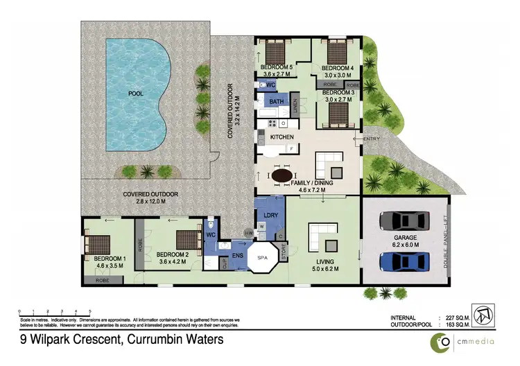 Floorplan of Homely house listing, 9 Wilpark Crescent, Currumbin Waters QLD 4223