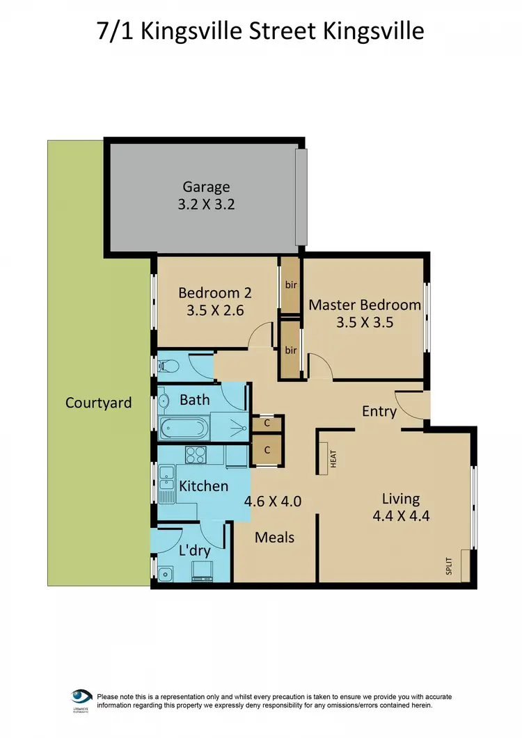 Floorplan of Homely unit listing, 7/1 Kingsville Street, Kingsville VIC 3012