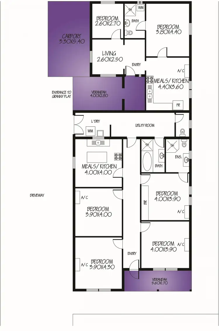 Floorplan of Homely house listing, 12 Mayfield Avenue, Hectorville SA 5073