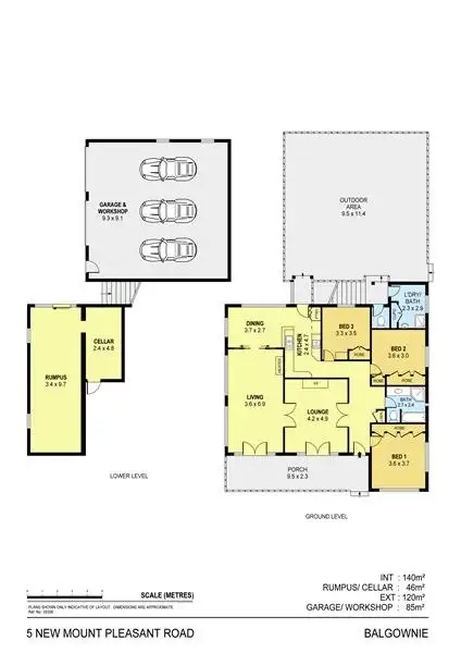Floorplan of Homely house listing, 5 New Mount Pleasant Road, Balgownie NSW 2519