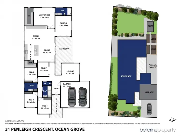 Floorplan of Homely house listing, 31 Penleigh Crescent, Ocean Grove VIC 3226
