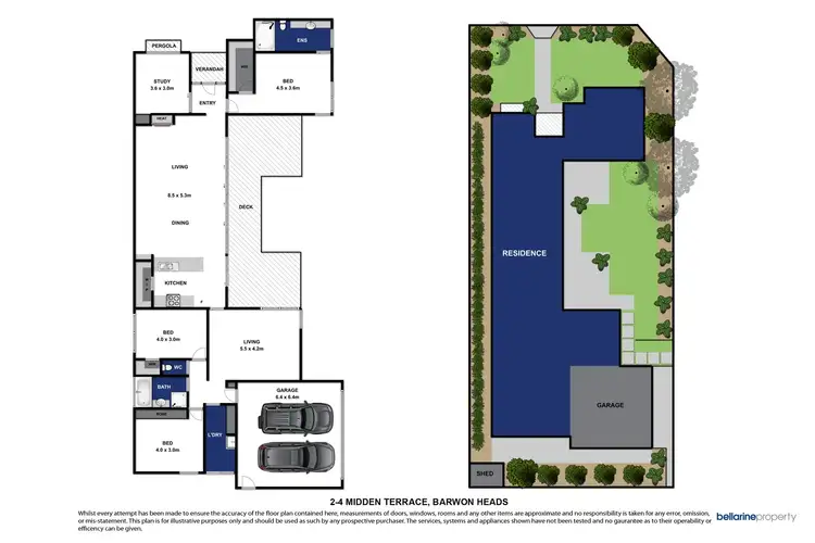 Floorplan of Homely house listing, 2-4 Midden Terrace, Barwon Heads VIC 3227