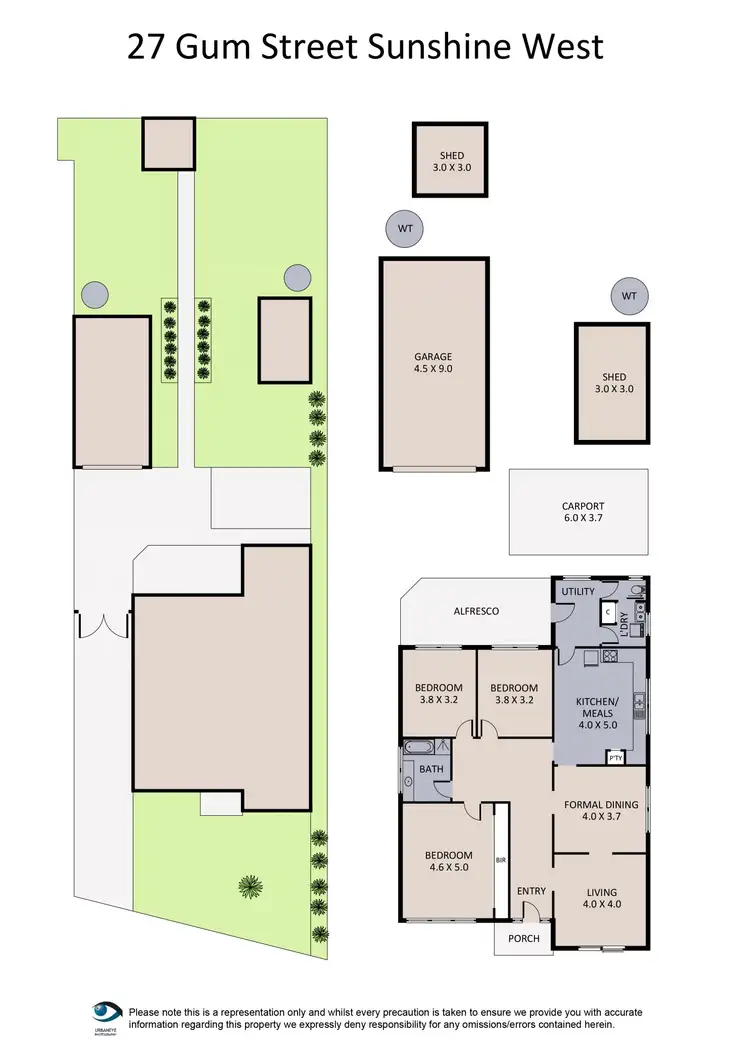 Floorplan of Homely house listing, 27 Gum Street, Sunshine West VIC 3020