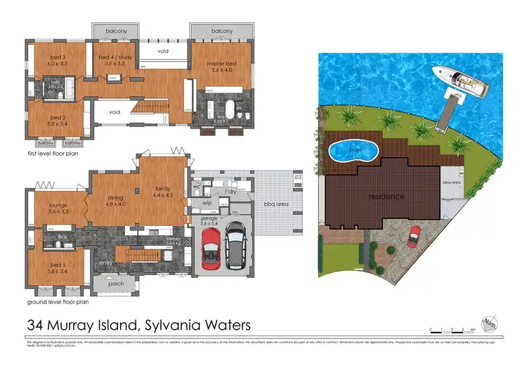 Floorplan of Homely house listing, 34 Murray Island, Sylvania Waters NSW 2224