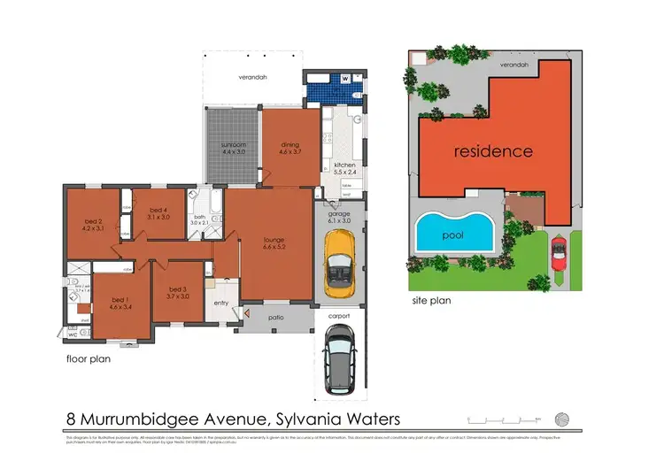 Floorplan of Homely house listing, 8 Murrumbidgee Avenue, Sylvania Waters NSW 2224