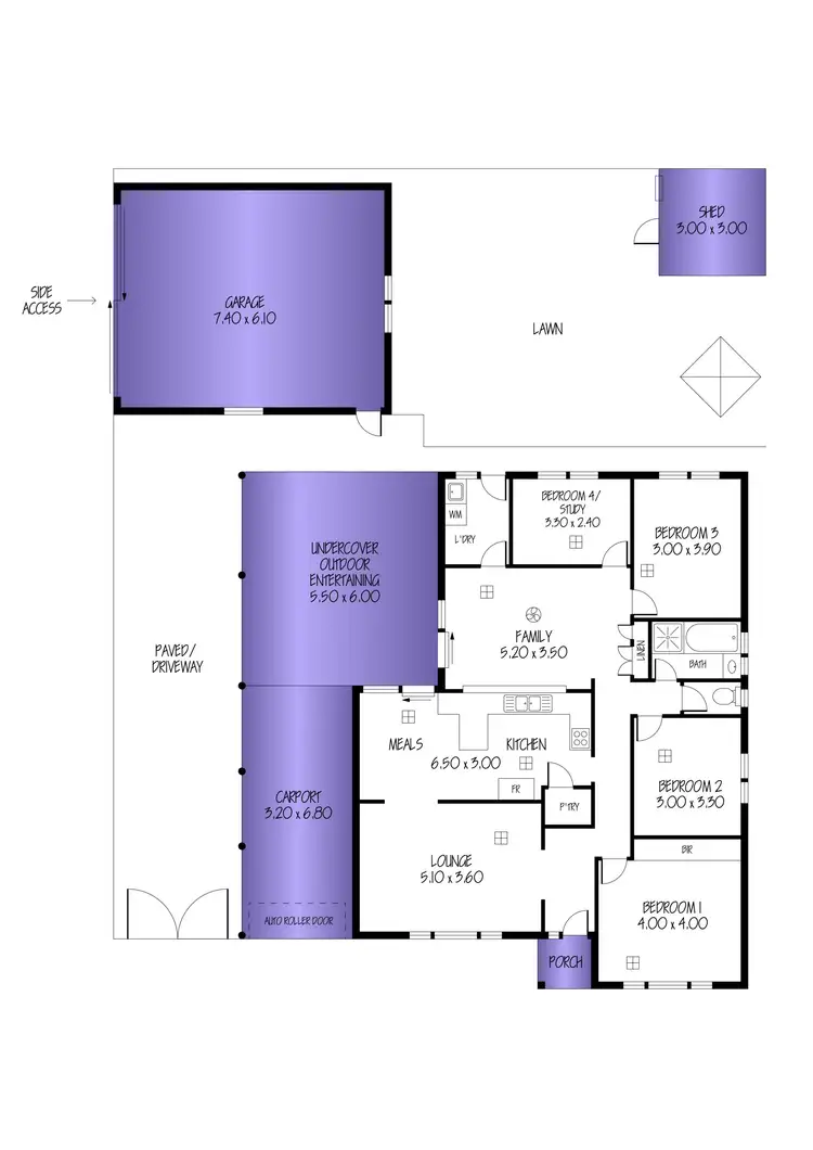 Floorplan of Homely house listing, 69 Tolley Road, St Agnes SA 5097