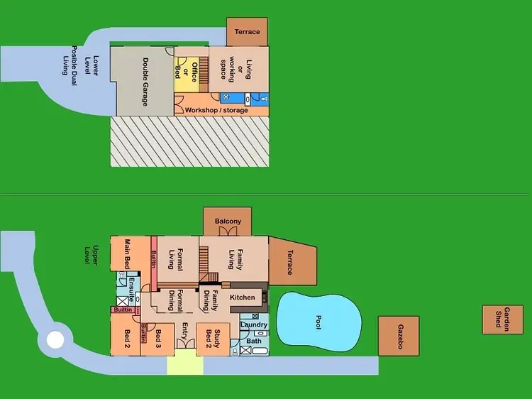 Floorplan of Homely house listing, 34 Horseshoe Road, Terranora NSW 2486