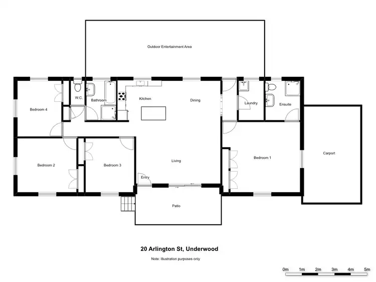 Floorplan of Homely house listing, 20 Arlington street, Underwood QLD 4119