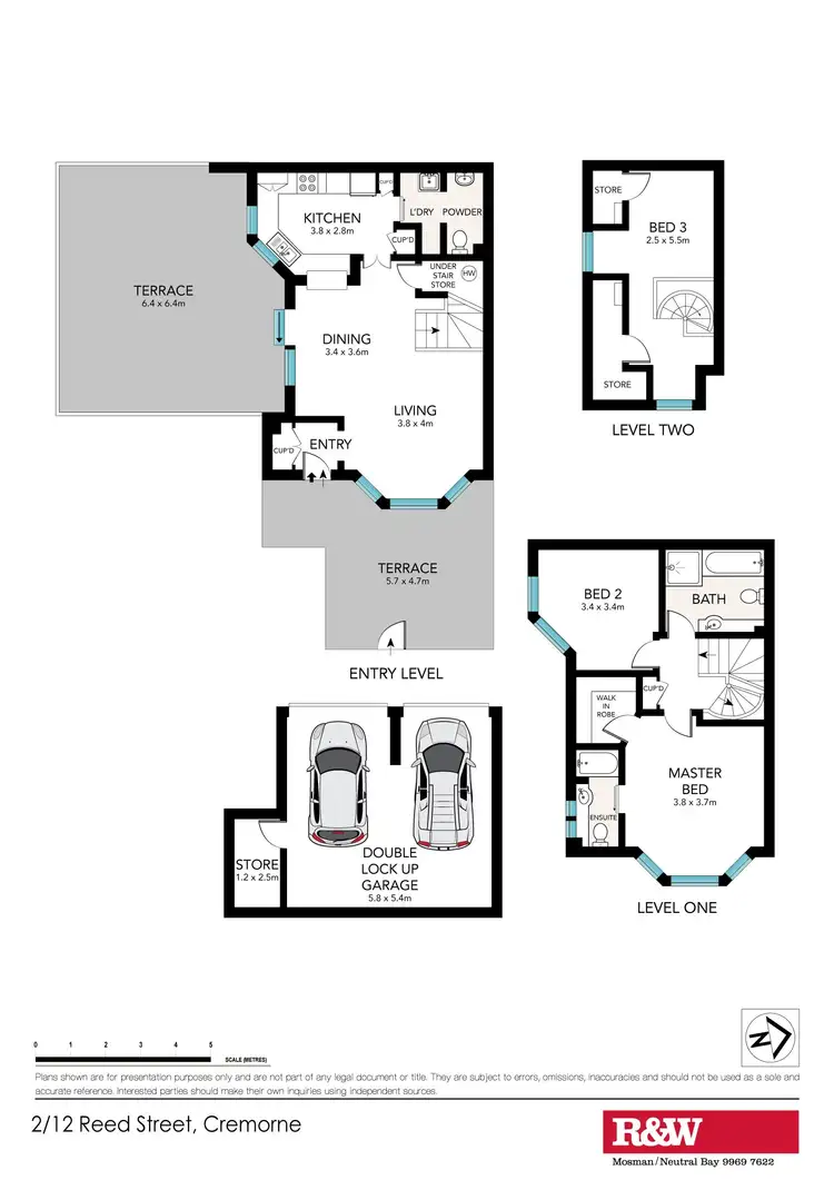 Floorplan of Homely apartment listing, 2/12 Reed Street, Cremorne NSW 2090
